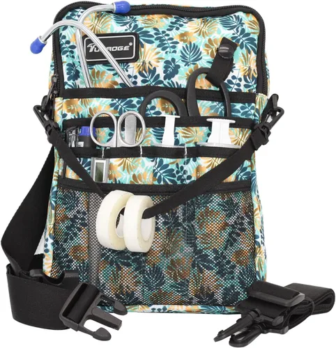 Miniatura 15 de Riñonera para enfermera con soporte para cinta, organizador de bolsillo para enfermeras para profesionales médicos, bolsa de cintura de enfermera