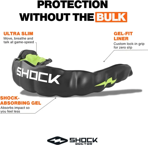 Miniatura 4 de Shock Doctor MicroGel Sports Mouth Guard, Football, Basketball, Boxing, Lacrosse Mouthguard