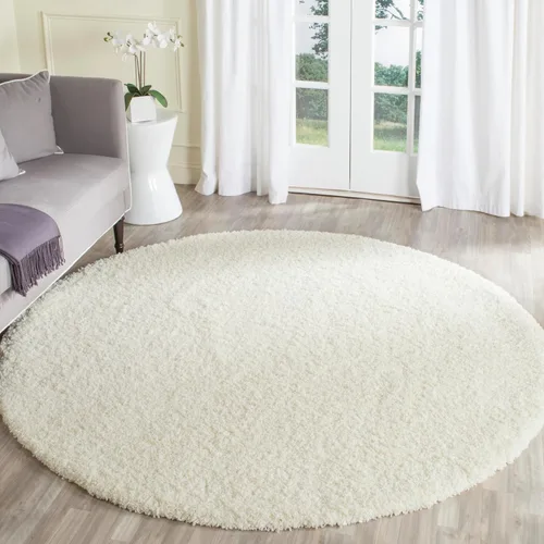 Miniatura 20 de SAFAVIEH Laguna Shag Collection - Alfombra decorativa, 2 pies 3 pulgadas x 4 pies, color beige, diseño sólido, no desprende pelusa y de fácil