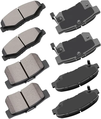 Miniatura 17 de Cciyu D627 Kit de 4 piezas de pastillas de freno cerámicas traseras 1994-2004 para Ford Mustang