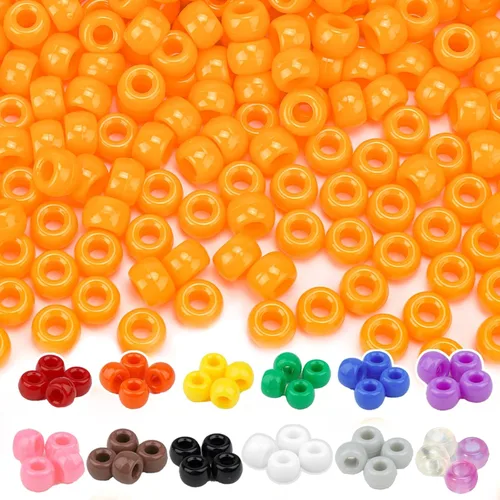 Miniatura 9 de Kit de Fabricación de Pulseras Dowsabel, Cuentas para Hacer Pulseras Poni, Kandi, Arcilla Polimérica, Cuentas con Cara Sonriente y Letras para Hacer