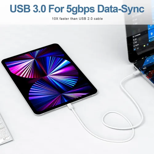Miniatura 7 de Cable de carga USB C a USB C para Apple, 3 pies 60 W, paquete de 3 unidades, USBC/tipo C a tipo C, cable de carga rápida compatible con iPhone 17/17