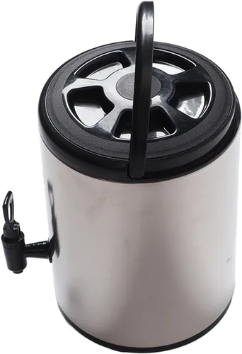 Miniatura 2 de Dispensador de bebidas aislado, dispensador de bebidas frías y calientes, dispensador de bebidas frías y calientes de acero inoxidable 304