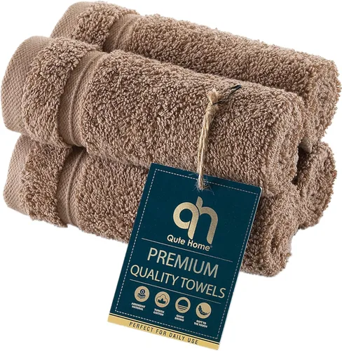 Miniatura 57 de Juego de 4 toallas de baño, 100% algodón turco prémium, toallas turcas de alta calidad para baño, de secado rápido, suaves y absorbentes, incluye 4