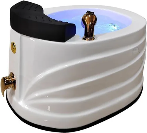 DOSSAE Bañera de remojo de pies, bañera extra grande para remojo de pies, cubo de pies Acrliy, masajeador de pies y balde de pies masajeador de