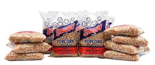 Miniatura 10 de Snappy Granos de palomitas de maíz amarillos para reventar, grano entero sin OMG, funciona en máquinas, máquinas de aire y estufas, bolsa a granel