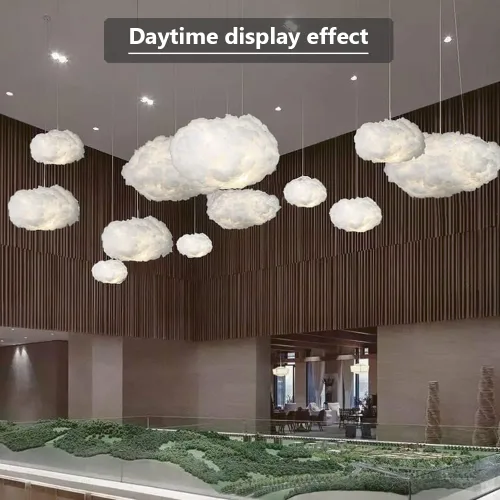 Miniatura 3 de Luces LED de nube para dormitorio, kit de iluminación nocturna creativa multicolor, sincronización de música con aplicación, tiras de luces que