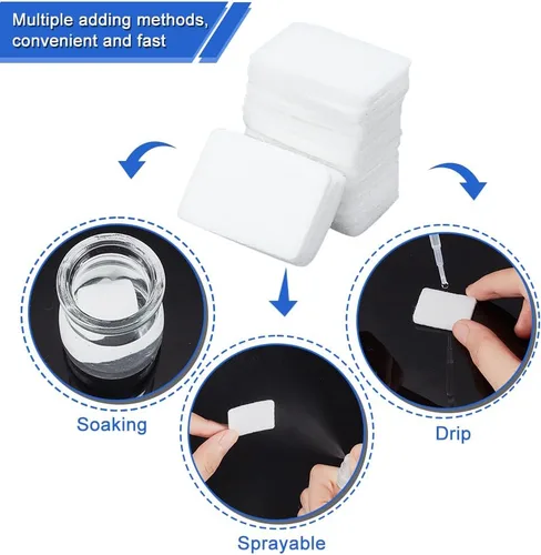 Miniatura 5 de PH PandaHall 100 almohadillas de repuesto sin perfume de 1.1 x 0.8 pulgadas, almohadillas de aroma sin perfume, almohadillas difusoras de aceite