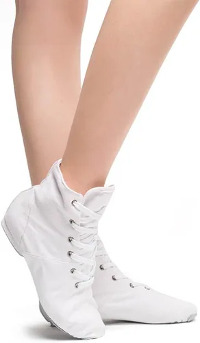 Miniatura 3 de MSMAX Botas de jazz para niñas, zapatillas de baile con cordones para niños