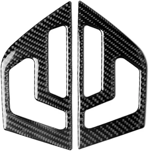 Miniatura 27 de para Mercedes-Benz Clase C W204 2011-2013 Real Cubierta de Panel de Fibra de Carbono Suave para Aire Acondicionado, Adhesivo de Marco de Panel