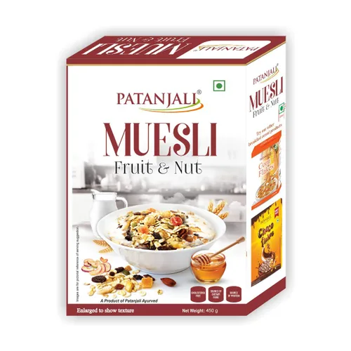 Miniatura 4 de Patanjali Muesli Fruit & Nut 450G-T