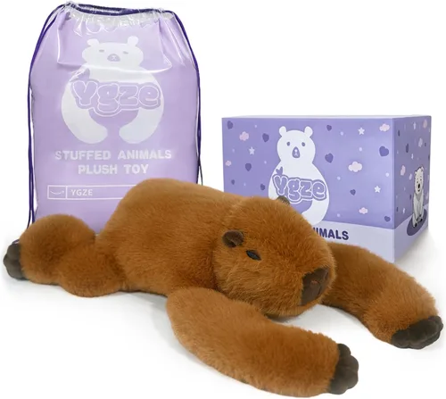 Miniatura 14 de Oso de Peluche con Peso Animal de Peluche Oso Marrón Juguete de Peluche 24 Pulgadas 4 Libras Pelaje Suave Brazos Largos Juguete para Abrazar Regalo