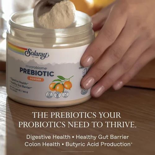 Miniatura 4 de SOLARAY Mycrobiome - Polvo prebiótico para mujeres y hombres, suplementos nutricionales digestivos para la salud del colon y el intestino, fórmula