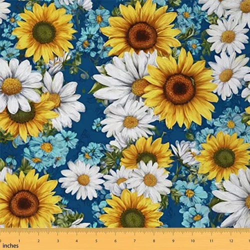 Miniatura 32 de Erosebridal - Tela de tapicería a rayas azules y blancas para sillas, sofá, suministros de costura de tela de franela a rayas geométricas, líneas