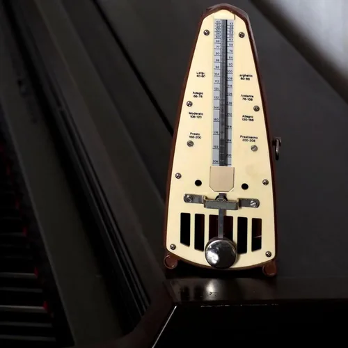 Miniatura 3 de Toyvian Metrónomo deslizante bloque accesorio de metal para piano, pieza de repuesto de fácil instalación, diseño compacto para suministro