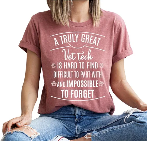 Vet Tech Week Gifts, Womens Clothing, Vet Tech Student Shirts, Veterinarian Vneck T Shirt, Veterinary Medicine T-Shirt, Future Vet Clothing