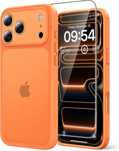 Miniatura 117 de TAURI Funda magnética 2 en 1 transparente para iPhone 14 Pro, compatible con Magsafe [no amarillenta] con protector de pantalla, protección de grado