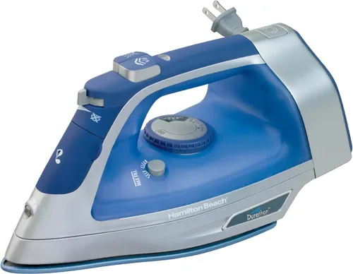 Miniatura 10 de Hamilton Beach Plancha de vapor y vaporizador vertical para ropa con suela de Durathon resistente a los arañazos, cable retráctil de 8 pies, apagado