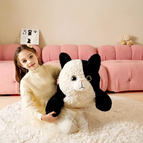 Miniatura 2 de Animal de peluche gigante de gato de felpa suave, juguete grande de 30" de tamaño jumbo, lindo, grande, enorme, esponjoso, gordo, para regalos