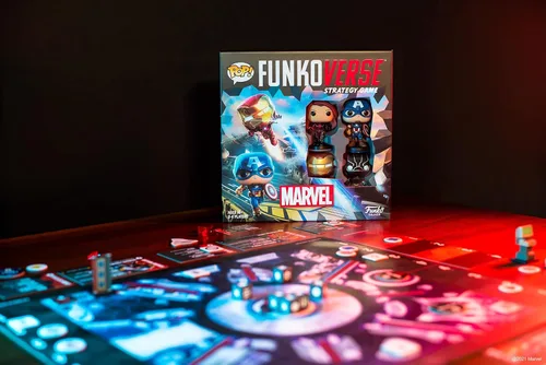 Miniatura 3 de Funko Games Funkoverse Marvel 100 - Juego de mesa de estrategia ligera para niños y adultos (de 10 años en adelante), 2-4 jugadores, paquete de 4