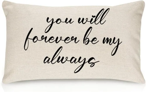 Miniatura 23 de Better When We are Together - Fundas de almohada lumbar de 12 x 20 pulgadas con citas divertidas de algodón y lino para sofá, decoración de sala
