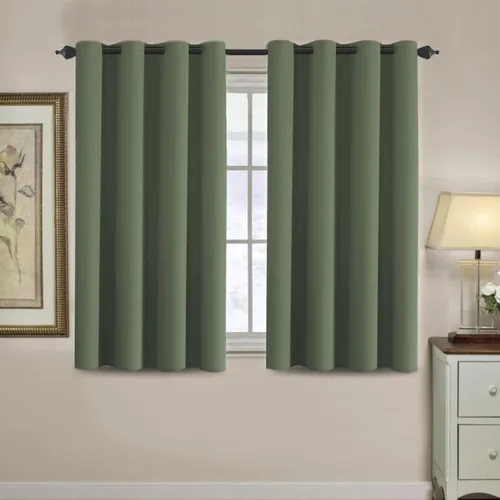 Miniatura 168 de H.VERSAILTEX - Cortinas blackout con aislamiento térmico y ojales en la parte superior, para patios, puertas correderas y división de habitaciones