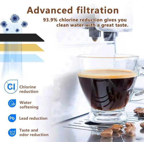 Miniatura 7 de Filtro de agua de repuesto para máquina Breville Espresso Barista Touch BES880, Barista Touch Impress BES881, Oracle Touch BES990, Oracle BES980
