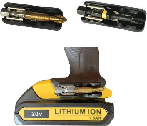 Miniatura 5 de Soporte de brocas de repuesto con tornillos para Dewalt 20V Max Tool Drill Impact Driver DCD771 DCD980 DCD985 DCD980 DCD980 DCD985 DCD980L2 DCD985L2