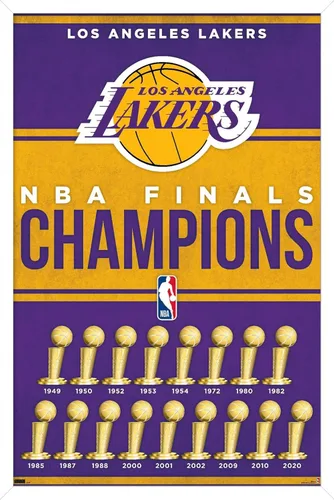 Miniatura 13 de Trends International NBA Los Angeles Lakers - Póster de pared de Champions 23, 22.4 pulgadas de largo x 14.7 pulgadas de ancho, versión enmarcada