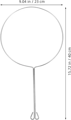 Miniatura 4 de DOITOOL Bolsas de filtro de malla ultra fina de 9 pulgadas, filtro reutilizable con marco de acero inoxidable, filtro de café, filtro de té, filtro