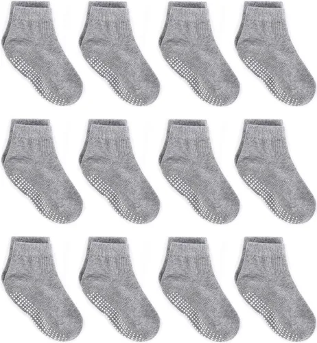 Miniatura 21 de Calcetines tobilleros antideslizantes Zaples para bebés con suelas antideslizantes para bebés, niños pequeños, niños y niñas