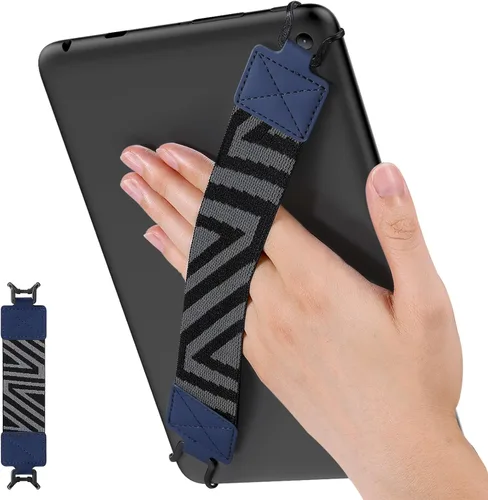 Miniatura 25 de MoKo Correa de mano de seguridad para tablet de 9 a 11 pulgadas, iPad/IP-ad Pro/iPad Air/Kindle Fire HD/Samsung, correa de mano versátil de alta
