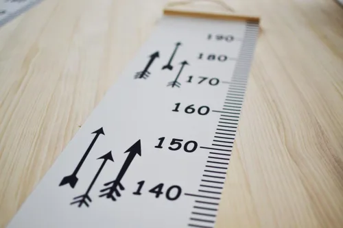 Miniatura 5 de Tabla de crecimiento de altura del bebé, reglas colgantes para habitación de los niños, marco de madera, regla de lona, decoración de habitación, 79