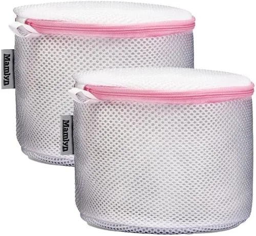 Mamlyn Bolsas de malla para sujetador para lavadora, bolsas de lavado de lencería para lavandería (juego de 2)