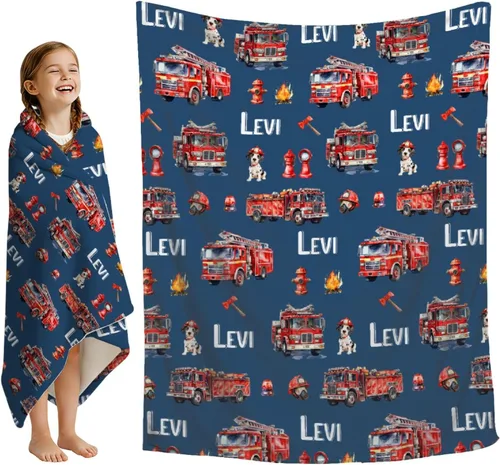 Miniatura 15 de Mantas con nombre personalizado, manta de transporte personalizada, manta de automóvil ultrasuave para niños y niñas, regalo de 40 x 50 pulgadas