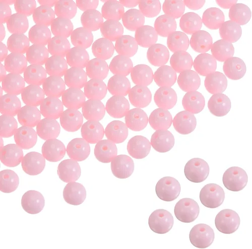 Miniatura 13 de HARFINGTON 1700 cuentas redondas acrílicas de 0.315 pulgadas (0.315 in), cuentas sueltas de burbujas para manualidades, colores dulces surtidos