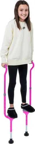 Miniatura 8 de Flybar Maverick - Zancos para caminar para niños, 5 alturas ajustables, resistentes, fáciles de montar, punta inferior ancha de goma antideslizante