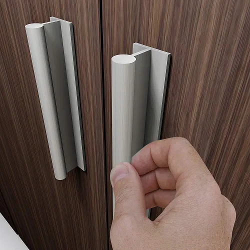Miniatura 4 de HRX - Manija de puerta autoadhesiva para puerta, fácil de instalar, sin tornillos, despegar y pegar en vidrio, madera, metal, plástico, perilla