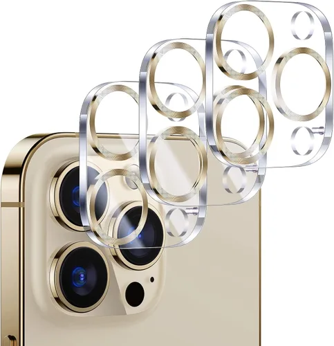 Miniatura 23 de UniqueMe para Paquete de 3 Protectores de Lente de Cámara para iPhone 15 Pro/iPhone 15 Pro Max, [Protección contra Caídas] [Compatible con Fundas]