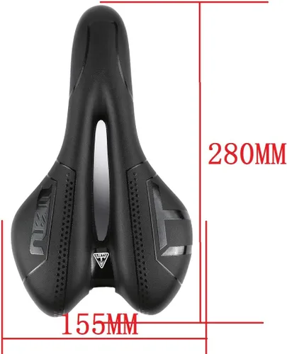 Miniatura 3 de ZHIQIU - Sillín cómodo para bicicleta de montaña o de carretera, para ciclismo exterior o interior.
