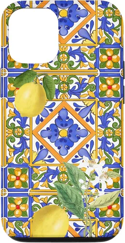 Miniatura 28 de Sicilian,Italian,Summer,Tiles,Citrus,Mosaic,Majolica Art Case for iPhone 17