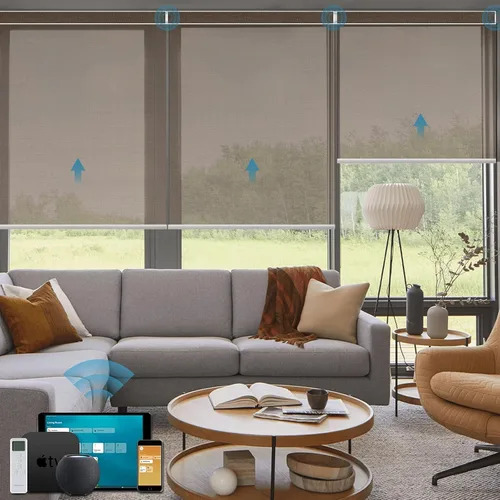 Miniatura 21 de Cortinas enrollables inteligentes de filtrado de luz motorizadas compatibles con HomeKit, persianas inteligentes para ventanas con 1% de apertura