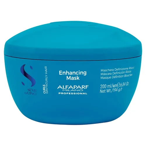 Alfaparf Milano Semi Di Lino - Mascarilla para cabello ondulado y rizado, hidrata y nutre, reduce el encrespamiento, protege contra la humedad,