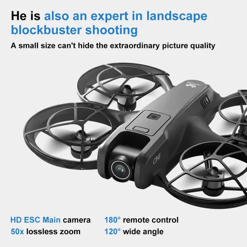 Miniatura 2 de Drone RC con cámara HD para adultos principiantes, FPV Drones con pantalla en el controlador, motor sin escobillas, vuelo inteligente, control