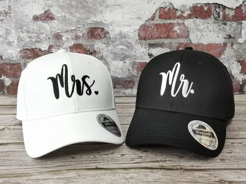 Miniatura 2 de Hepandy Mr Mrs Mom Dad Captain First Mate Mama and Mini Sombreros de béisbol