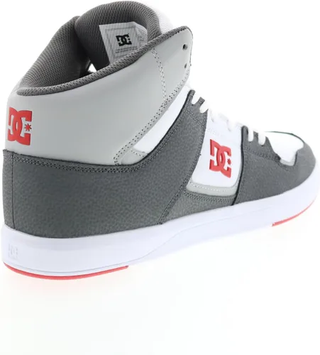 Miniatura 9 de DC Zapatos deportivos de skate de caña alta para hombre, BlancoGrisRojo (Wyr)