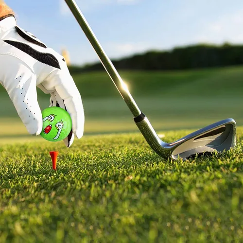 Miniatura 6 de MYKUJA Pelotas de golf divertidas, pelotas de golf de práctica de colores, regalos de golf novedosos para hombres, mujeres y papás, paquete de 6