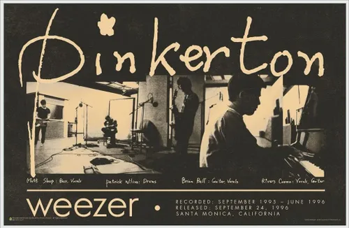 Miniatura 5 de Scorpio Posters Weezer - Pinkerton - Póster de grupo - 17" x 11