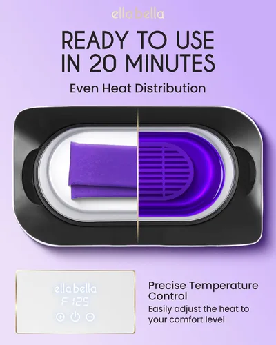 Miniatura 4 de Máquina de Cera de Parafina ELLA BELLA® para Manos y Pies • Calentador de Cera de Parafina • Todo en un Kit – Repuestos de Cera de Parafina