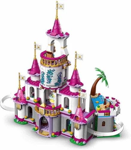 Miniatura 4 de LEGO Disney Princess Ultimate Adventure Castle 43205 Juego de Construcción con 5 Mini Muñecas de Princesas Incluyendo a Ariel, Rapunzel